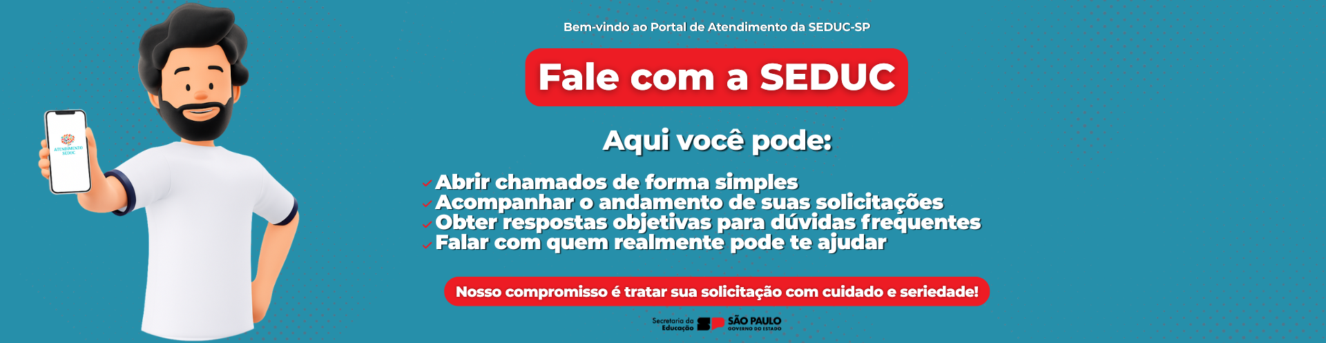 Banner Fale com a Seduc